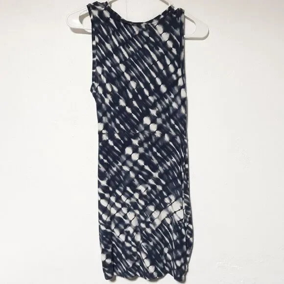 Love Fire Womens Summer Dress Blue White XS sleeveless juniors - Picture 5 of 7